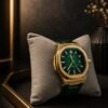 WhatsApp Image 2026-08-31 at 18.50.43 Emerald Royale — Gold & Green Classic Watch